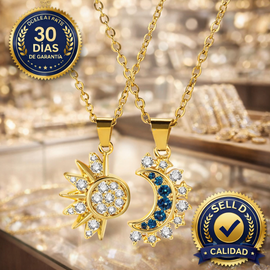 Collar Conexión Eterna – Luna y Sol